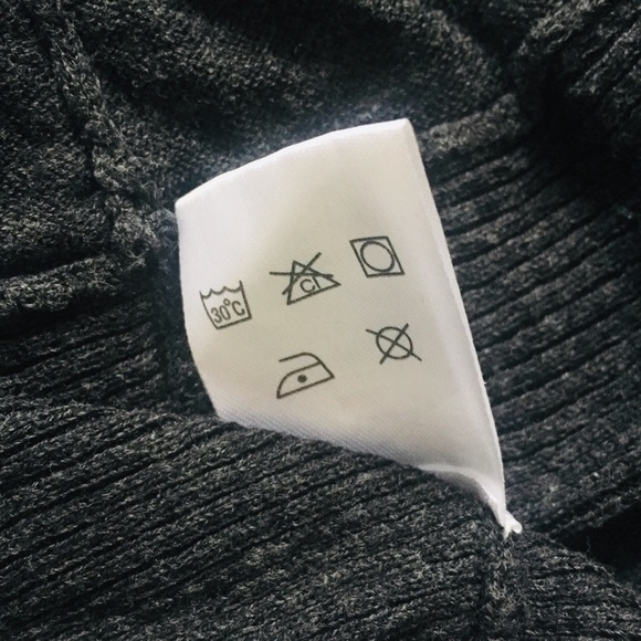 KISMET Dorothy Open Front Cocoon Knit Cardigan With Long Sleeves Grey Sz Medium - Picture 10 of 11